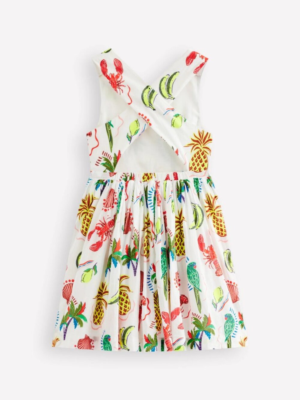 NWT Mini Boden Harper Cross-Back Dress